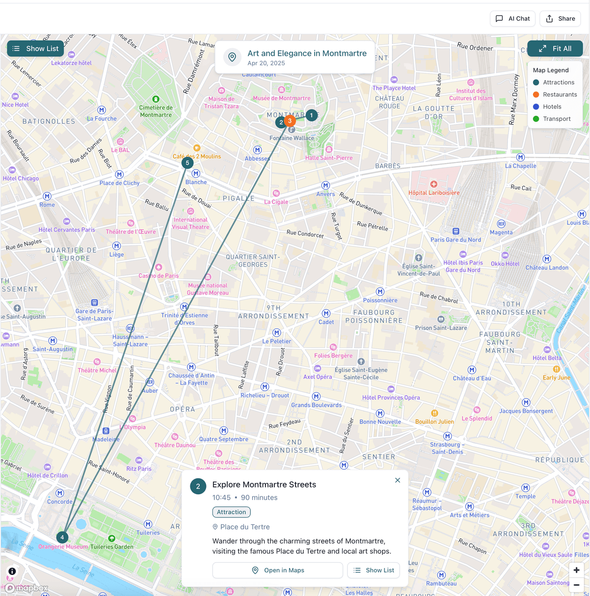 Interactive Maps Feature